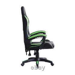 Ergonomic Gaming Chairs Faux Leather Adjustable Swivel Office Computer Desk
