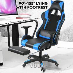 Ergonomic Gaming Computer Chair Swivel Office Chair Recliner Leather Desk Chairs