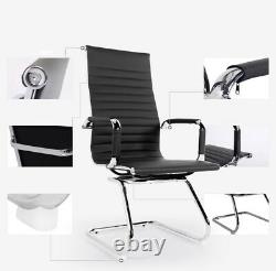 Ergonomic High Back Executive Computer Office Desk Chair Dining Seat No Wheels