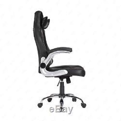 Ergonomic High Back Leather Office Chair Sports Racing Gaming Chairs 360° Swivel