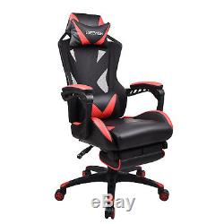 Ergonomic Mesh Back Racing Gaming Chair Office Computer Desk Sports Recliner Red