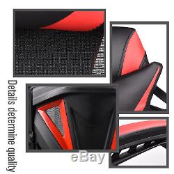 Ergonomic Mesh Back Racing Gaming Chair Office Computer Desk Sports Recliner Red