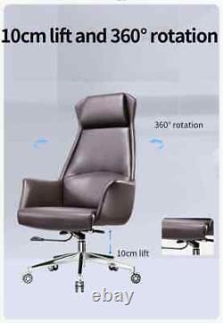 Ergonomic Office Chair Executive Leather Chair Heavy Duty Adjustable Height