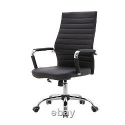Ergonomic Office Chair PU Leather Computer Desk Chair Swivel Executive High Back
