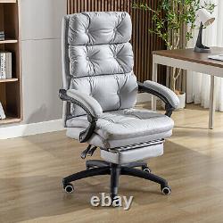 Ergonomic Office Chair Recliner Swivel Adjustable Fabric PC Computer Desk Chair