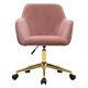 Ergonomic Pu/velvet Office Chair Adjustable Swivel Executive Computer Desk Chair