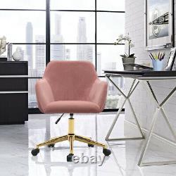 Ergonomic PU/Velvet Office Chair Adjustable Swivel Executive Computer Desk Chair