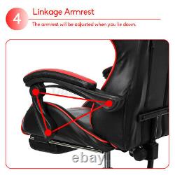 Ergonomic Racing Gaming Chair Computer Desk Office Chair Lift Swivel Recliner UK