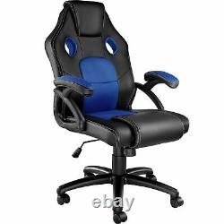 Ergonomic Racing Gaming / Office Computer Chair Mesh With PU Leather (Blue/Red)