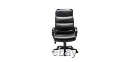 Ergonomic Tilt Executive Office Chair, Leather, Luxury, Armrests, FREE PNP