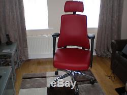 Ergonomic genuine leather Axia Plus office chair