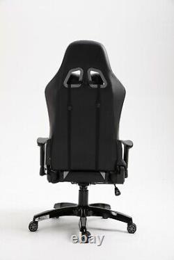 Evre Gaming Racing Office Chair Adjustable Swivel With Headrest & Lumbar Support