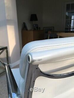 Excellent Vitra Eames ICF EA217 Soft Pad Leather And Chrome Office Chair
