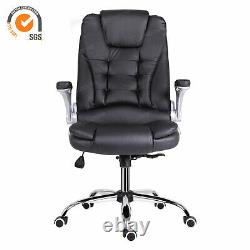 Executive Extra Padded Desk Chair with Flip up Armrests High Back Computer Chair