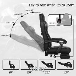 Executive Gaming Chair Office Chairs Computer Desk Heavy Duty Recliner Footrest
