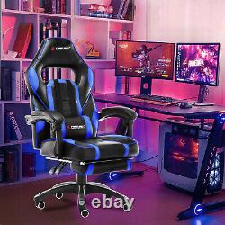 Executive Gaming Computer Chair Adjustable Home Office Recliner with Footrest