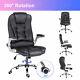 Executive Gaming Computer Desk Office Swivel Recliner Chair Pu Leather High Back