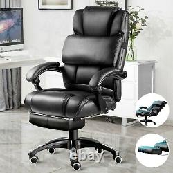 Executive Gaming Office Chair Recliner PU Leather Swivel Computer Desk Chair
