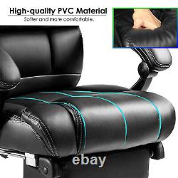 Executive Gaming Office Chair Recliner PU Leather Swivel Computer Desk Chair