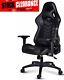 Executive Gaming Racing Computer Leather Office Desk Chair Adjustable Black Uk