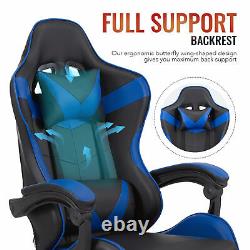 Executive Gaming Racing Computer Massage Leather Office Desk Chair Adjustable