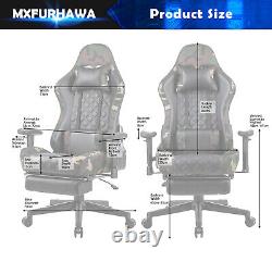 Executive High Back Recliner Office Chair Computer Desk Soft Leather Swivel Seat