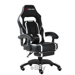 Executive Home Office Chair Gaming Race Computer Desk Reclining with Footrest