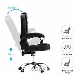 Executive Leather Chair Massage Computer Office Racing Gaming Swivel Ergonomic