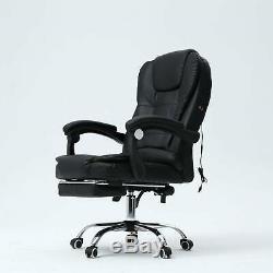 Executive Luxury Massage Computer Chair Office Gaming Swivel Recliner Leather