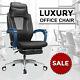 Executive Massage Racing Gaming Chair Swivel Office Desk Recliner With Footrest Uk
