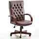 Executive Office Chair Chesterfield Burgundy Leather Fast & Free Delivery