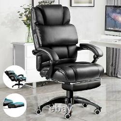 Executive Office Chair Computer Desk Chair Leather Swivel Recliner Gaming Chair