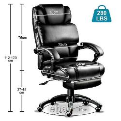 Executive Office Chair Computer Desk Chair Leather Swivel Recliner Gaming Chair
