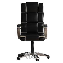 Executive Office Chair Computer Home Gaming Swivel Adjustable Leather Wheels