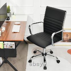 Executive Office Chair Ergonomic High Back PU Leather Swivel Computer Desk Chair