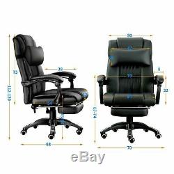 Executive Office Chair Gaming Chair Leather Swivel Recliner Computer Desk Chair