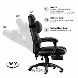 Executive Office Chair Gaming Chair Leather Swivel Recliner Computer Desk Chair