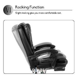 Executive Office Chair Gaming Chair Swivel Recliner Chair Computer Leather Desk