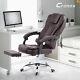 Executive Office Chair Height Adjustable Desk Chair W Recline Massage & Footrest