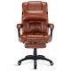 Executive Office Chair High Back Leather Recliner Computer Desk Chair Withfootrest