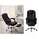 Executive Office Chair Lumbar Support Adjustable Pu Leather Computer Desk Chair