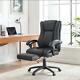 Executive Office Chair Pu Leather Padded Swivel Weight-recliner Computer Seat