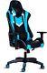 Executive Office Chair Sports Blue Racing Gaming Swivel Pu Leather Computer Desk