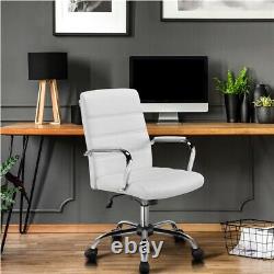 Executive Office Chair Swivel PU Leather Desk Chair Adjustable Computer Chair