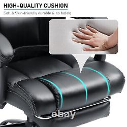 Executive Office Chair Swivel Recliner Chair Leather Computer Desk Gaming Chair