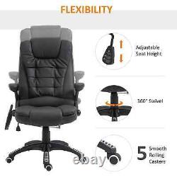 Executive Office Chair with Massage and Heat, High Back PU Leather Massage Offic