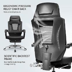 Executive Office Racing Gaming Chairs Swivel Leather Computer Chair with Footrest