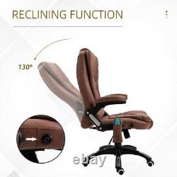 Executive Office Reclining Chair 135°with Heating Massage Points Relaxing
