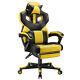 Executive Pu Leather Racing Gaming Chair Swivel Office Desk Recliner Withfootrest