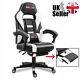 Executive Racing Gaming Chair Office Computer Desk Swivel Chairs With Footrest